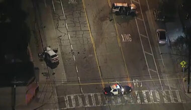1 dead after apparent shooting, multi-car crash in South Los Angeles