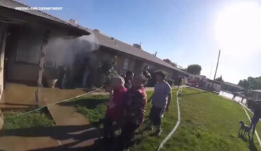 Man dies in central Fresno apartment fire that displaced 15 residents