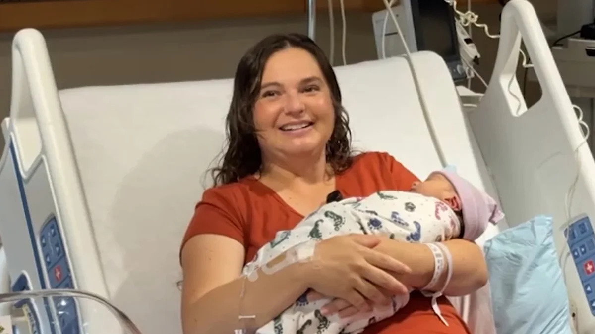 First baby born at Fresno Kaiser birthing center returns 3 decades later to deliver her own son