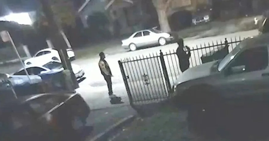 Oakland police release surveillance footage of man shot and killed in front of his apartment in 2025