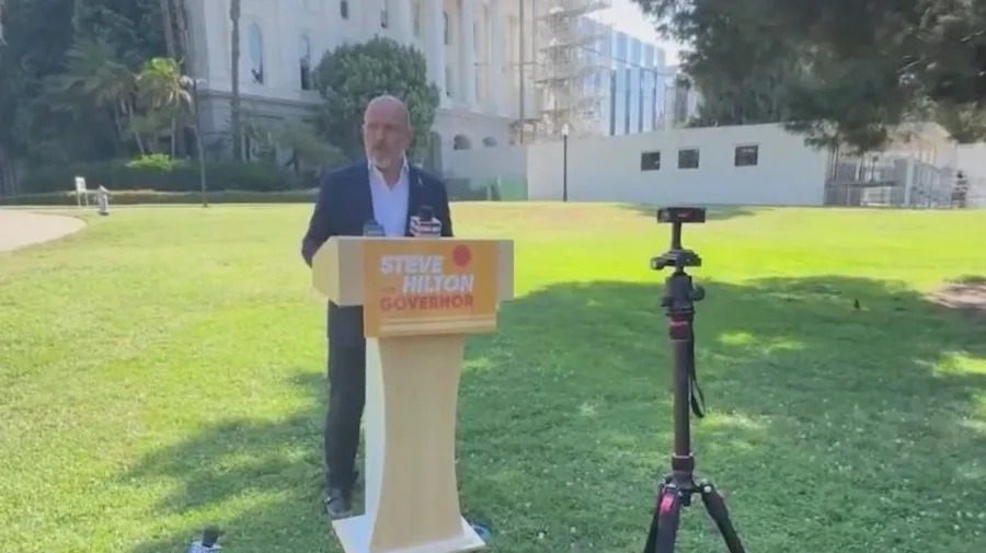 Steve Hilton targets California costs ahead of midterms