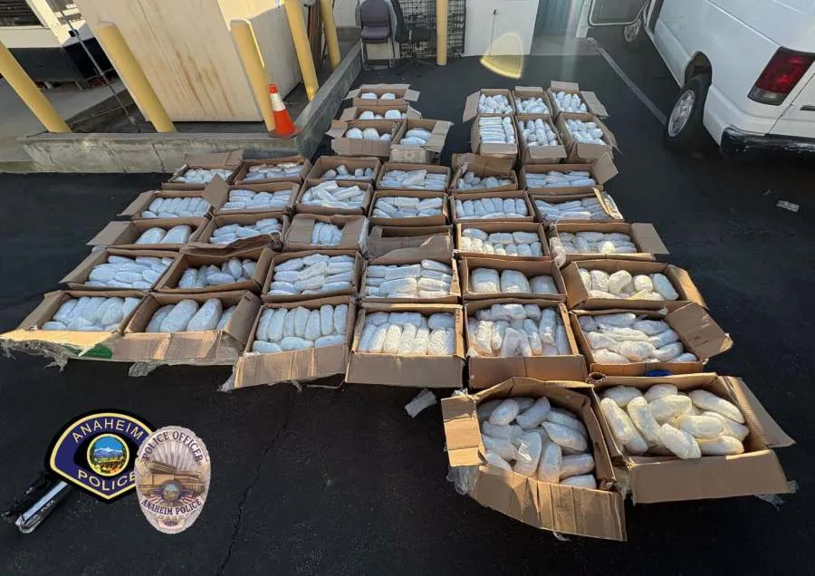 Thousands of pounds of meth seized in Anaheim