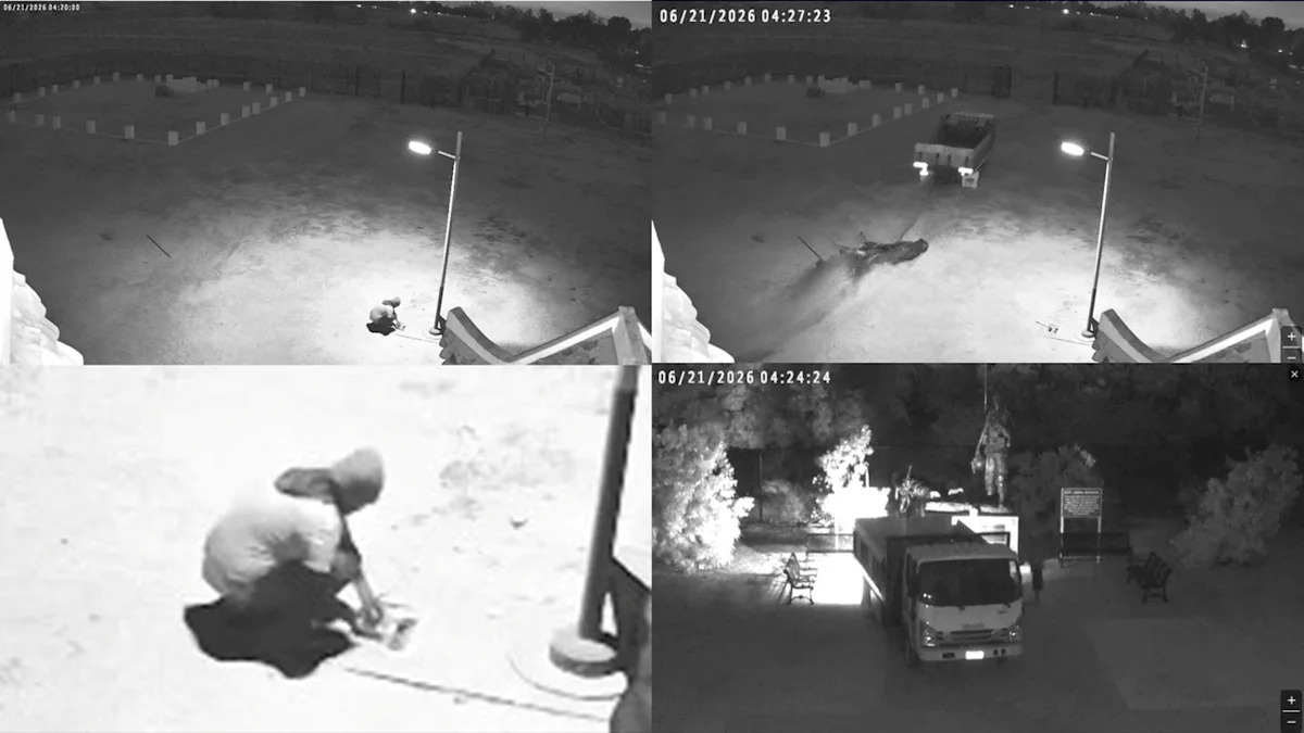 Surveillance video released in SJ Vietnamese Heritage Garden monument theft