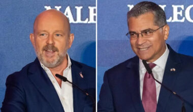 Becerra, Hilton give preview for reshaped California governor's race in dueling L.A. speeches