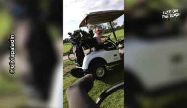 Golf Cart Ride in California Ends Unexpectedly
