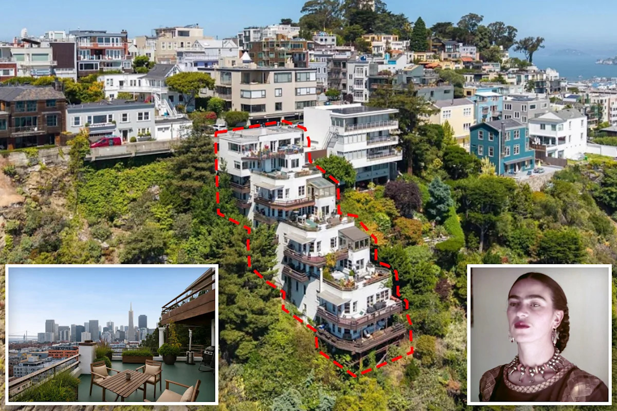Incredible SF cliffside complex once home to Frida Kahlo hits market for $8M