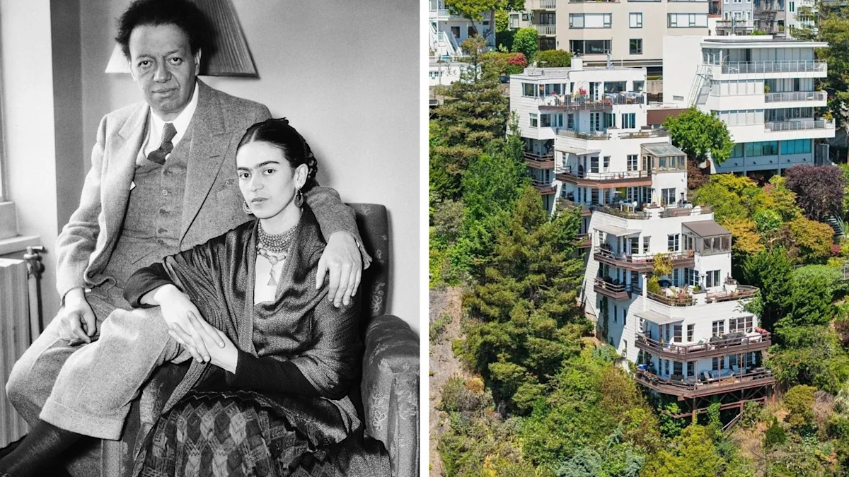 Cascading Cliffside Apartment Building Where Frida Kahlo and Diego Rivera Once Lived Is Listed for $8 Million in San Francisco