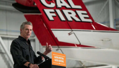 Gov. Gavin Newsom says climate change poses ‘financial risks’ to California, US
