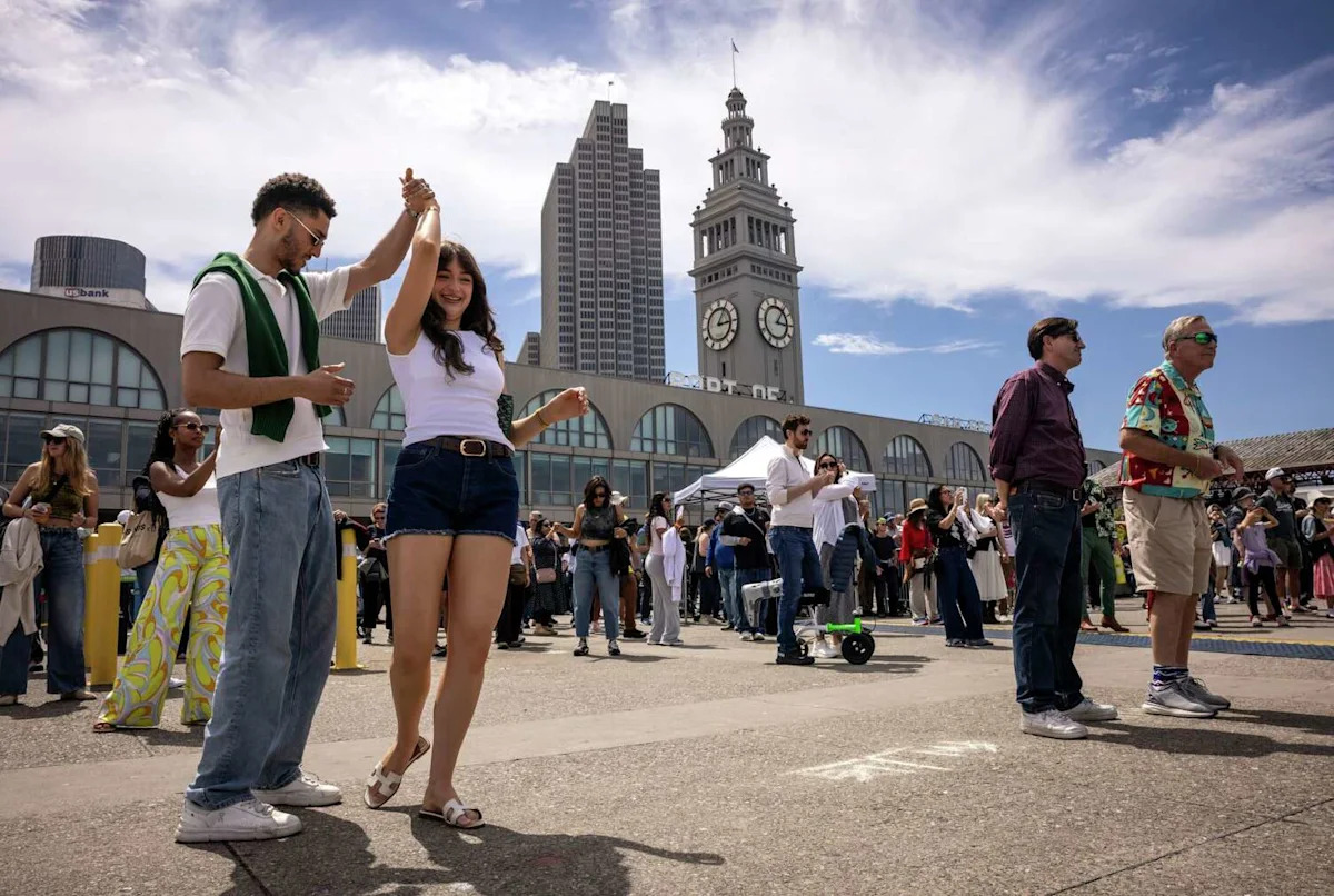 Ferry Building birthday party attracts thousands to San Francisco's Embarcadero