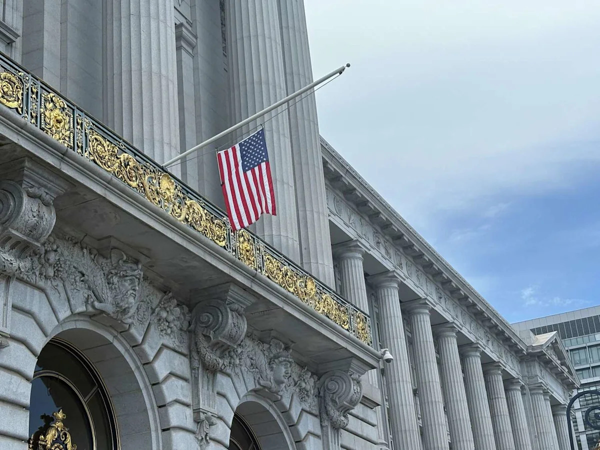 Why flags across California and the Bay Area are flying at half-staff this week