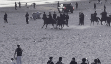 July Fourth Chaos Ensues as People Clash With California Police