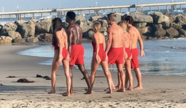 'Baywatch' reboot cast films beach scenes in California