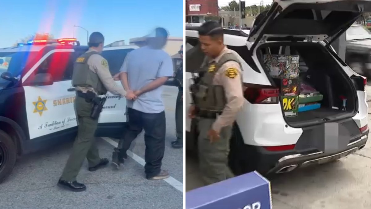LA’s undercover operations nab illegal fireworks sellers – NBC Los Angeles