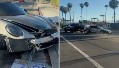 Stolen Porsche wrecked after pursuit in North Hollywood – NBC Los Angeles