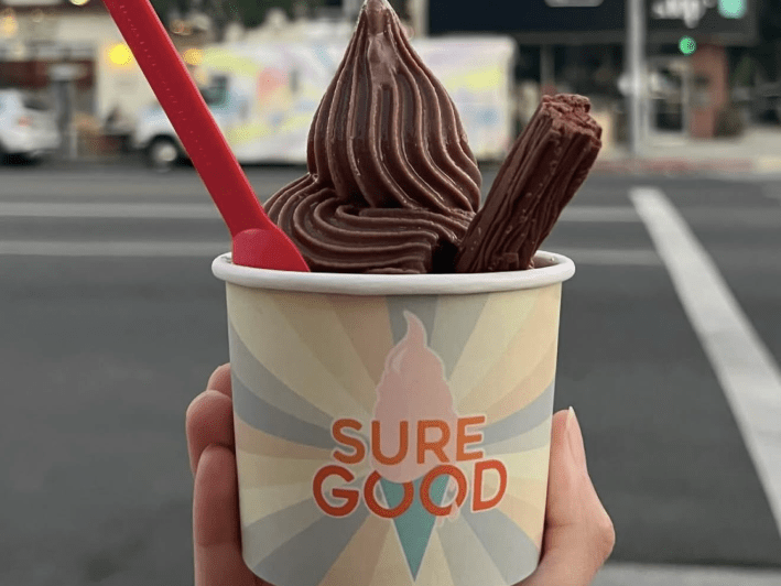 Chocolate soft serve