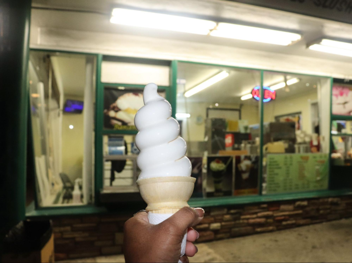 Vanilla soft serve