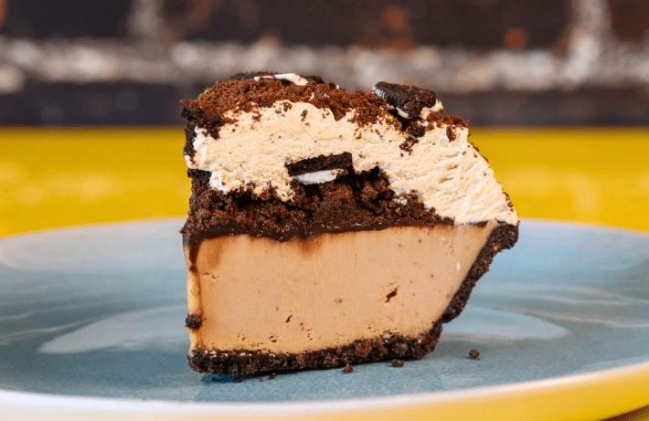 Coffee Oreo soft serve pie