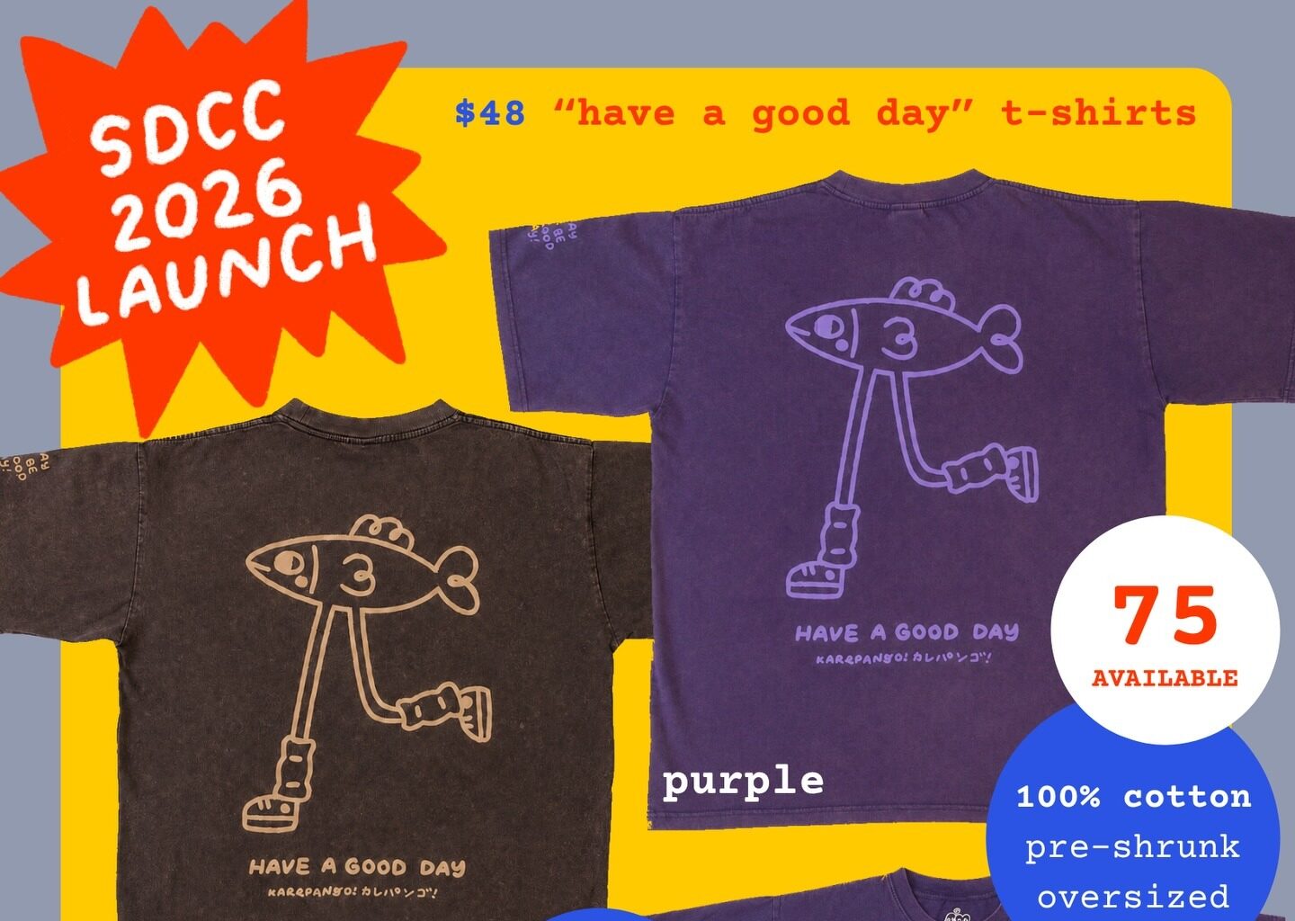 Karepango San Diego Comic-Con 2026 Debuts, Merchandise