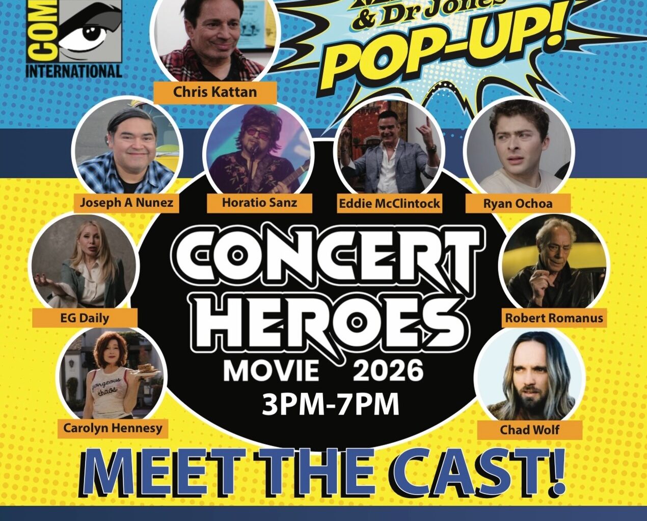 Mr. Ed's & Dr. Jones Pop-Up Autographs for San Diego Comic-Con 2026 [UPDATE July 12]