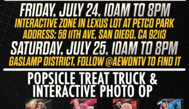 AEW Bringing the Chill to San Diego Comic-Con with Treat Truck