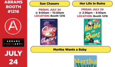 ABRAMS Books San Diego Comic-Con 2026 Exclusives, Giveaways, Signings