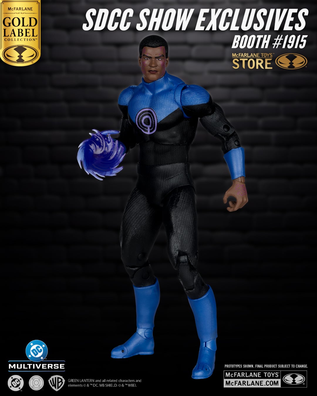 John Stewart Ultraviolet Lantern Mcfarlane Toys