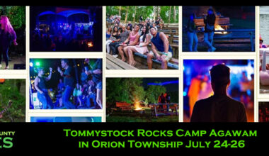 Tommystock Rocks Camp Agawam in Orion Township July 24-26