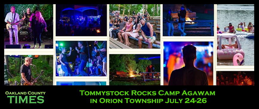 Tommystock Rocks Camp Agawam in Orion Township July 24-26