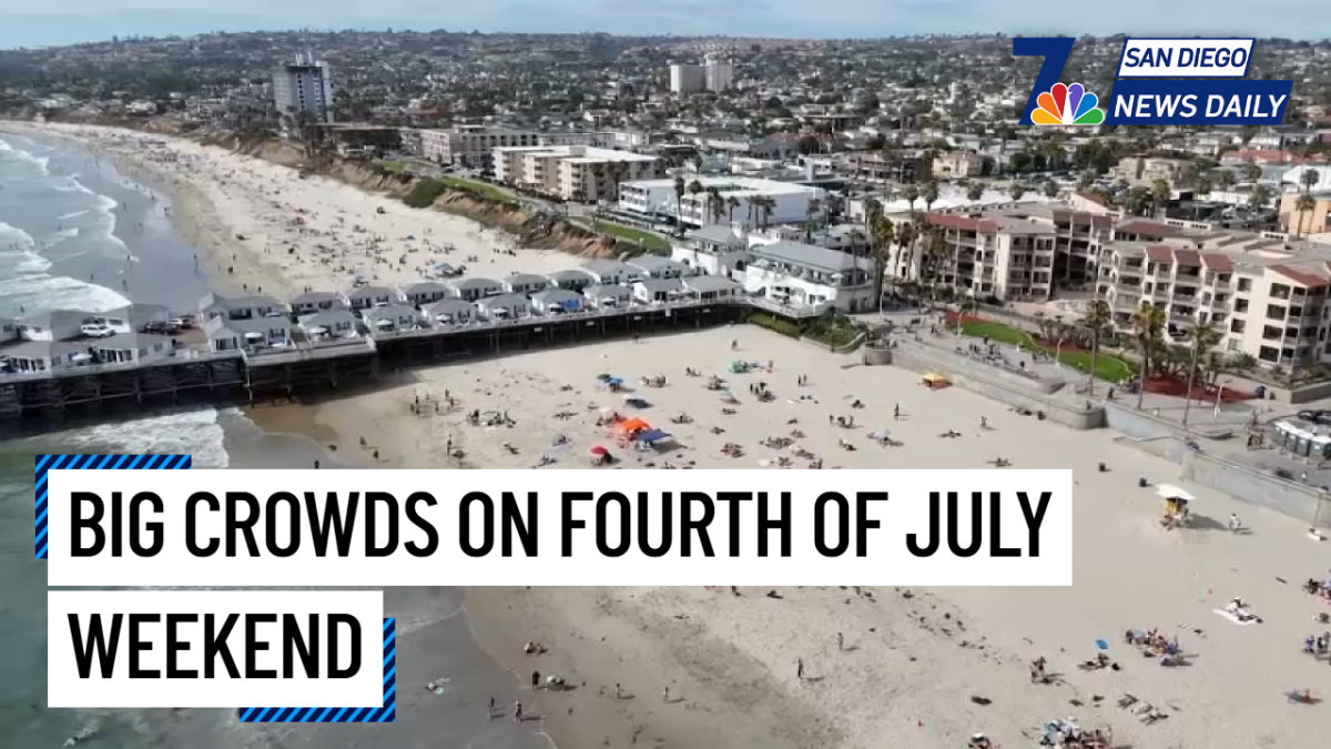Big crowds to pack San Diego beaches on holiday weekend