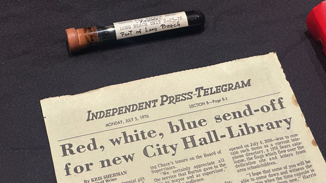 Long Beach time capsule opens 50 years later