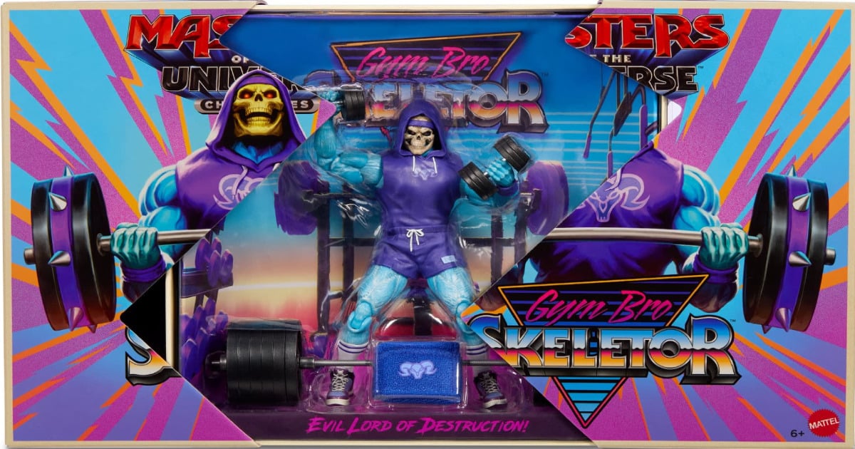 Masters Of The Universe Gym Bro Skeletor Mattel