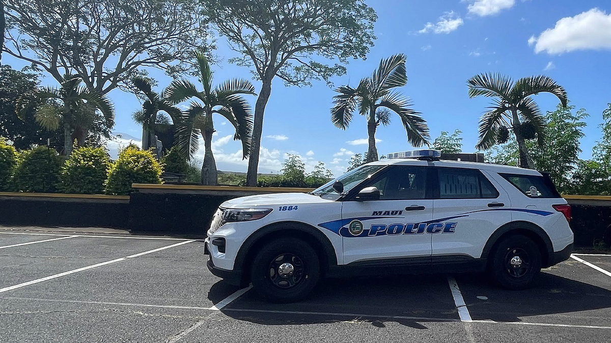 A Maui Police Department SUV