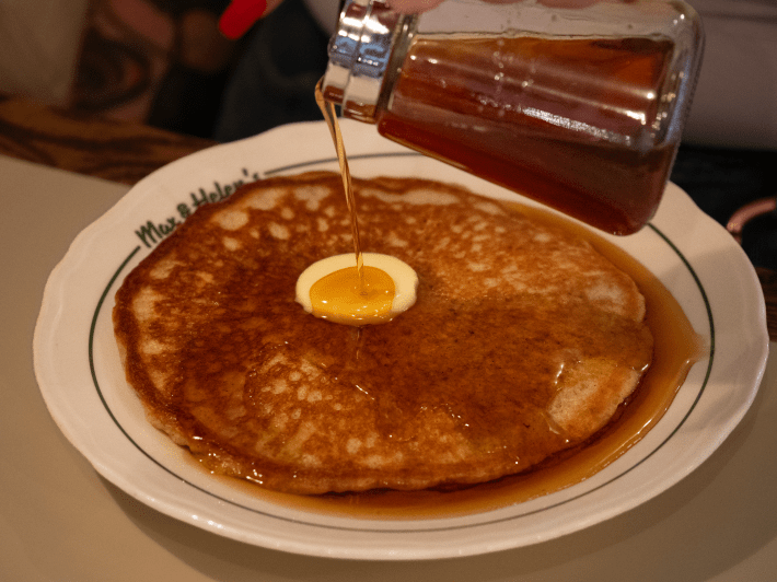 pancake with syrup