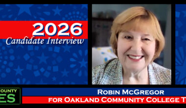 2026 Candidate Interview: Robin McGregor for Oakland Community College Trustee