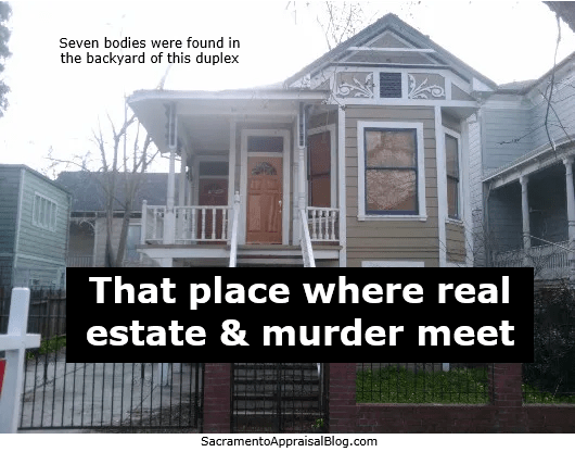 Photo of 1426 F Street, Dorothea Puente Duplex. Taken in 2010 or so by Ryan Lundquist