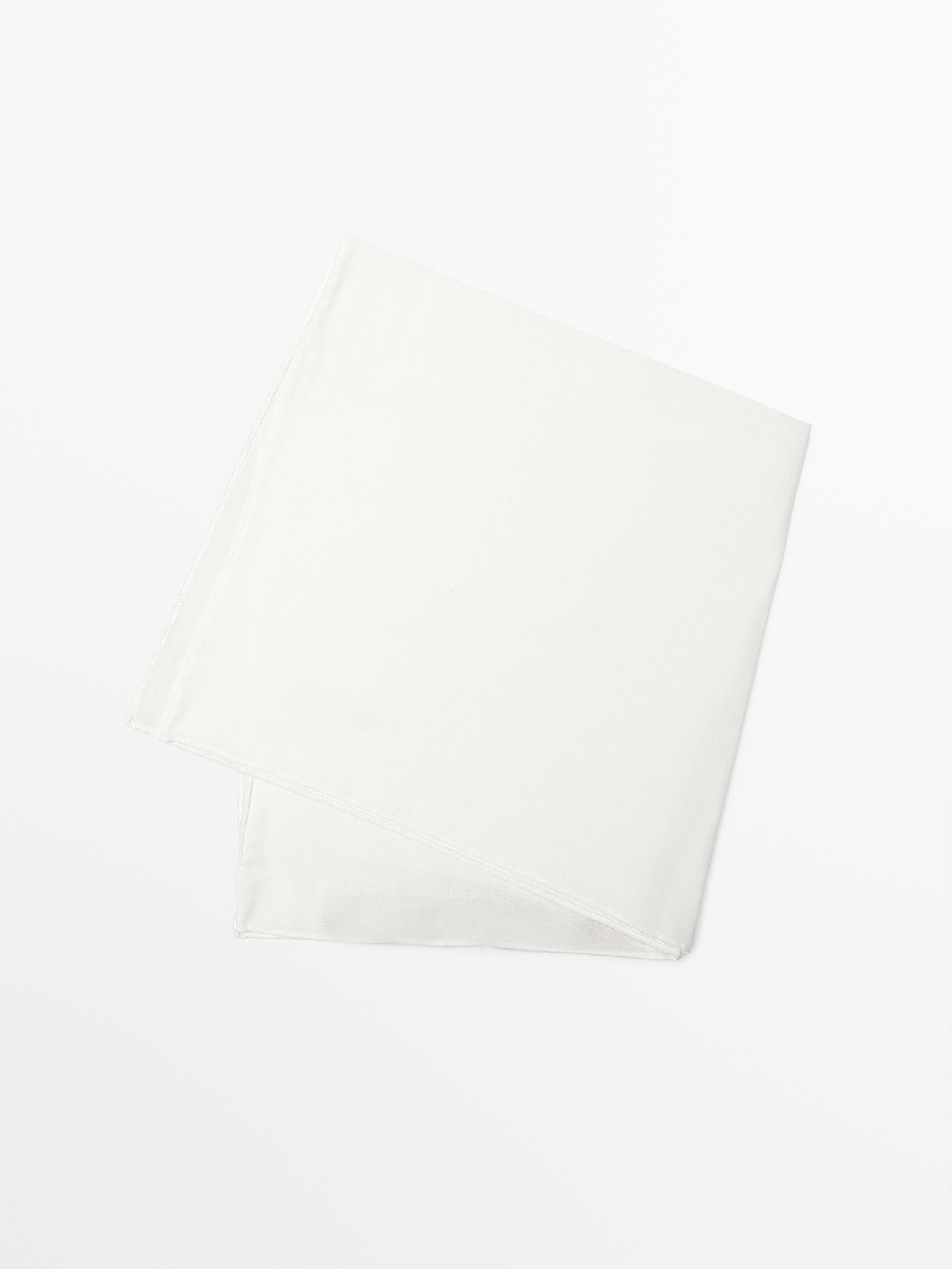 White scarf made of cotton