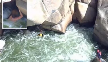 Dramatic Kern River rescue after woman swept downstream