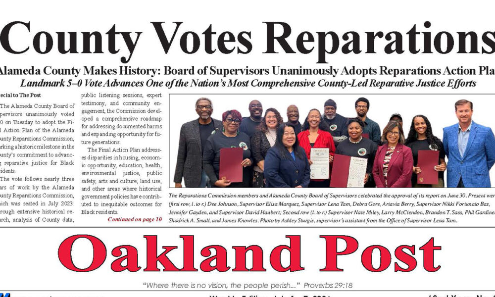 Oakland Post: Week of July 1 – 7, 2026