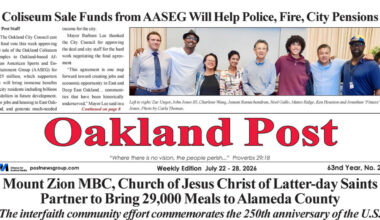 Oakland Post: Week of July 22 – 28, 2026