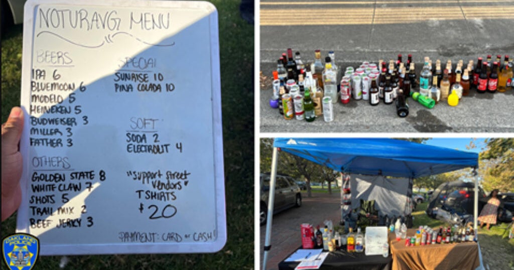Street vendor at Oakland's Lake Merritt accused of illegal alcohol sales