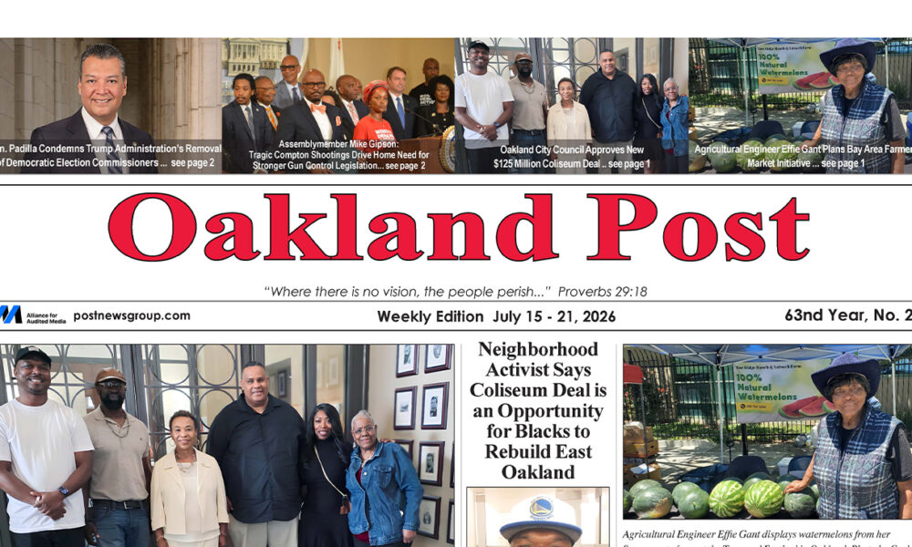 Oakland Post: Week of July 15 – 21, 2026