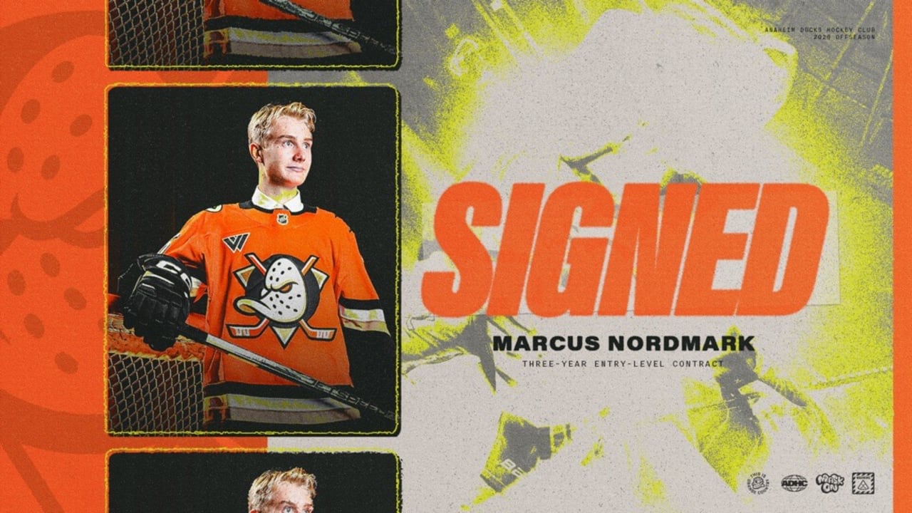 Ducks Sign Nordmark to Three-Year Entry-Level Contract