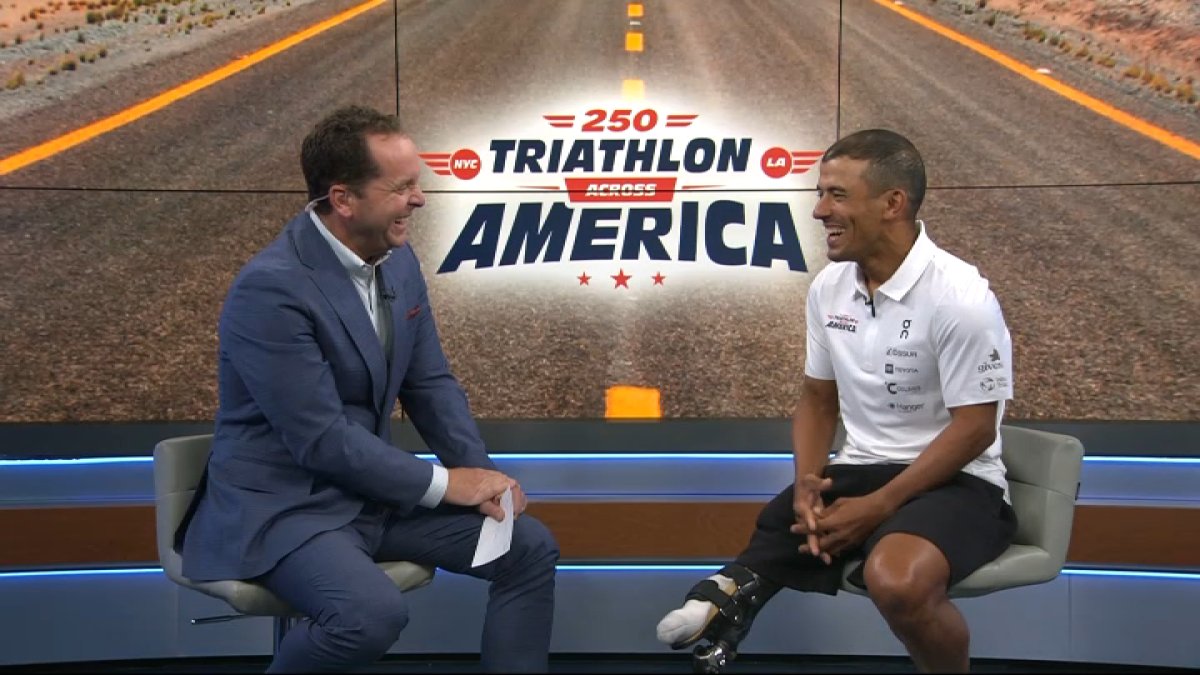 Paralympian completes triatalon from New York to Los Angeles – NBC 7 San Diego
