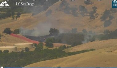 Wildfire burns near Vacaville's Pena Adobe Park