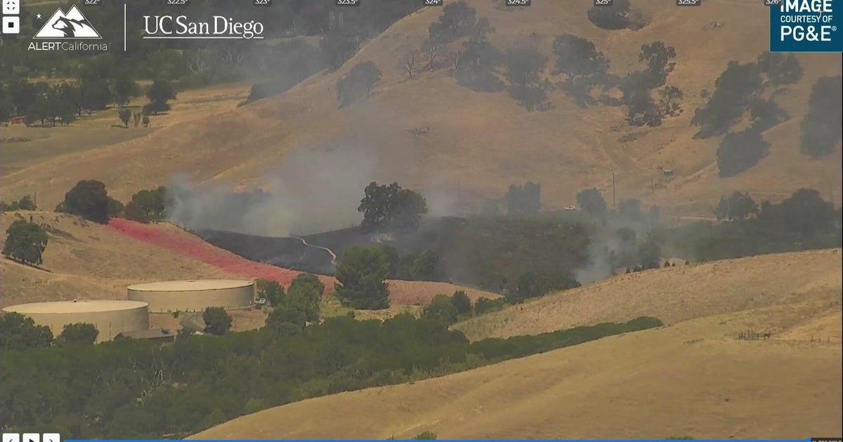 Wildfire burns near Vacaville's Pena Adobe Park