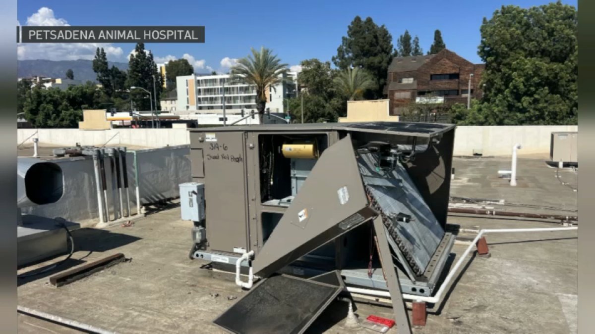 Thieves steal copper wiring at Pasadena animal hospital – NBC Los Angeles