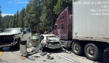 Crash on Interstate 80 in Placer County injures 7 people