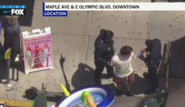 3 robbery suspects arrested in downtown LA after high-speed police chase