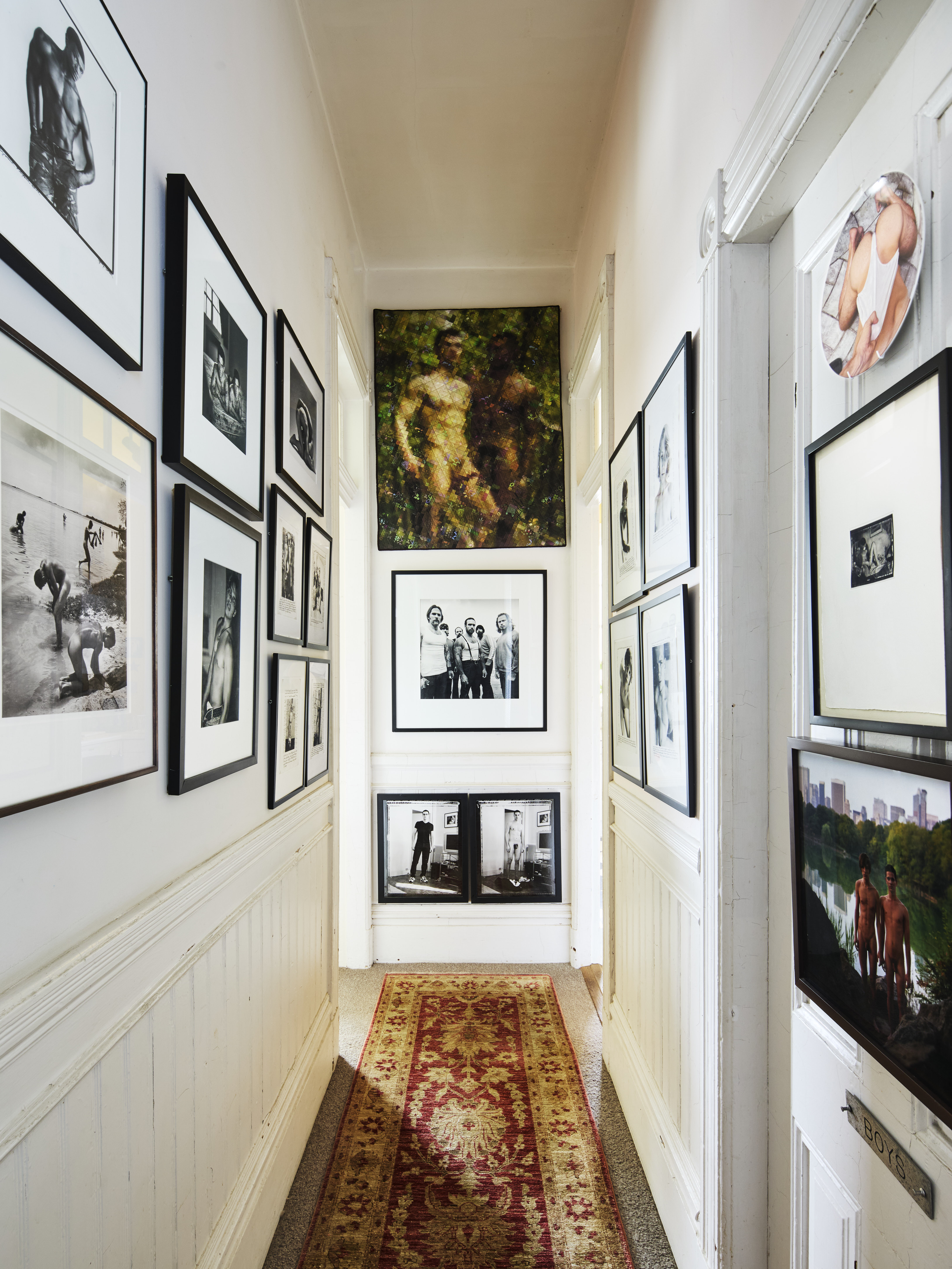 Ron Zuckerman San Francisco Apartment with a collection of nudes