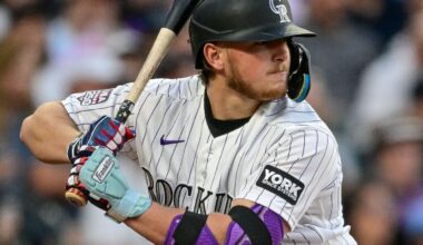 Hunter Goodman scratched from Colorado Rockies' lineup